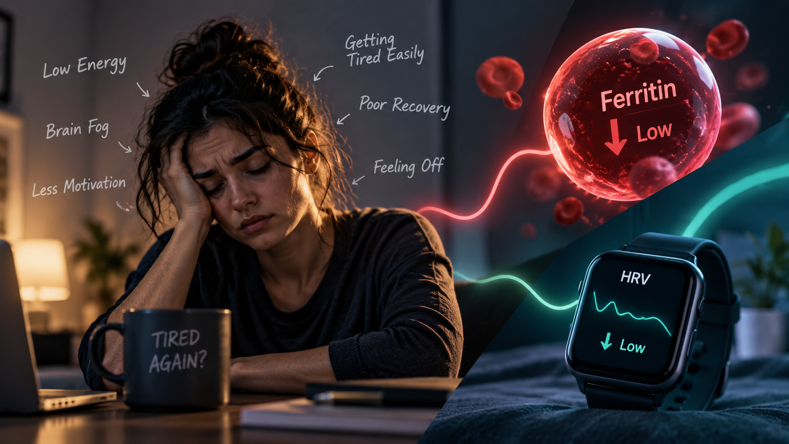 Low Ferritin & Low HRV: The Fatigue Connection